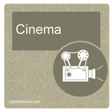 Dementia Door Sign - Sage Brown - Signage for Care