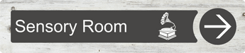 Dementia Friendly Sensory Room Directional Sign