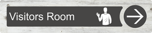 Dementia Friendly Visitors Directional Sign
