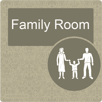 Dementia Door Sign - Sage Brown - Signage for Care