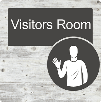 Dementia Friendly Visitors Room Door Sign