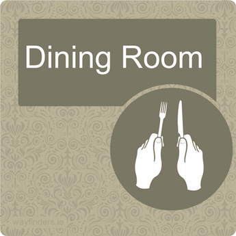 Dementia Friendly Dining Room Door Sign