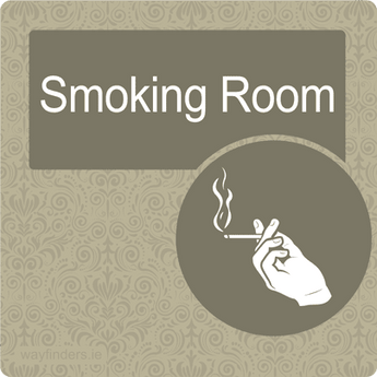 Dementia Friendly Smoking Room Sign