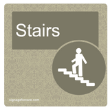 Dementia Door Sign - Sage Brown - Signage for Care