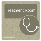 Dementia Door Sign - Sage Brown - Signage for Care