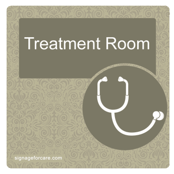 Dementia Door Sign - Sage Brown - Signage for Care