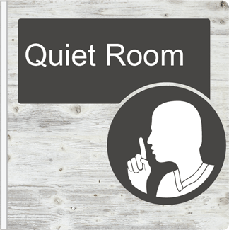 Dementia Friendly Projecting Quiet Room Sign