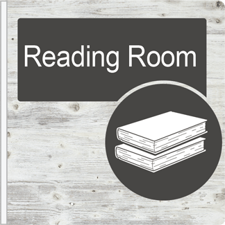 Dementia Friendly Projecting Reading Room Sign