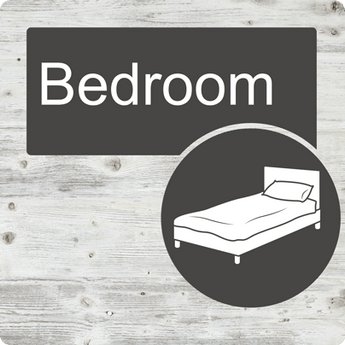 Dementia Friendly Bedroom Door Sign