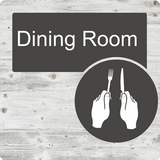 Dementia Friendly Dining Room Door Sign