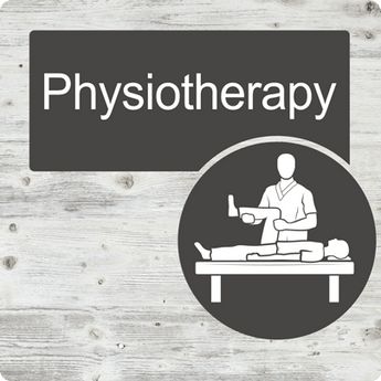 Dementia Friendly Physiotherapy Door Sign