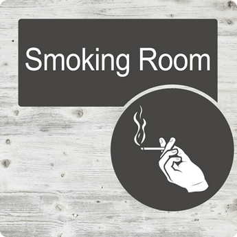 Dementia Friendly Smoking Room Door Sign