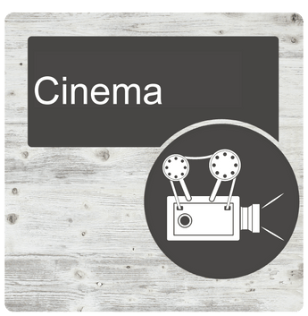 Dementia Door Sign White Pine - Signage for Care