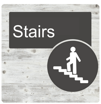 Dementia Door Sign White Pine - Signage for Care